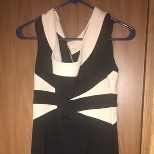 Maggy London Black & White Dress